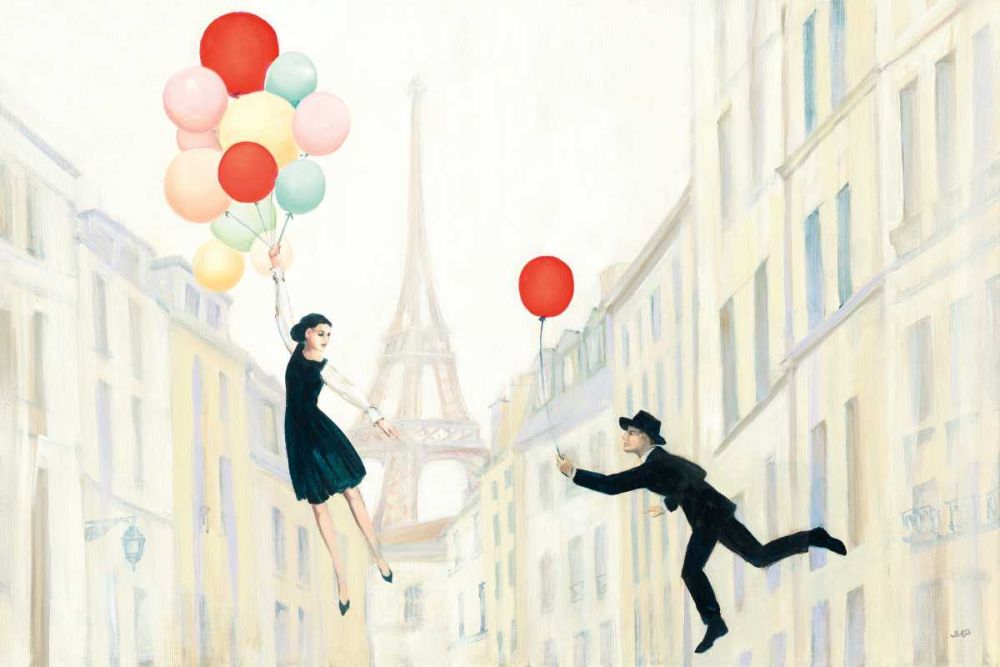 Aloft in Paris I by Julia Purinton