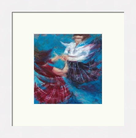 Birlin Ceilidh Dancers by Janet McCrorie - Petite