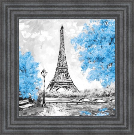 Paris Blossoms in Blue II