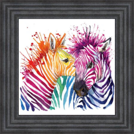 Colourful Zebras