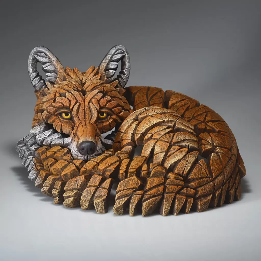 Curled Up Fox by Matt Buckley - Edge Sculpture