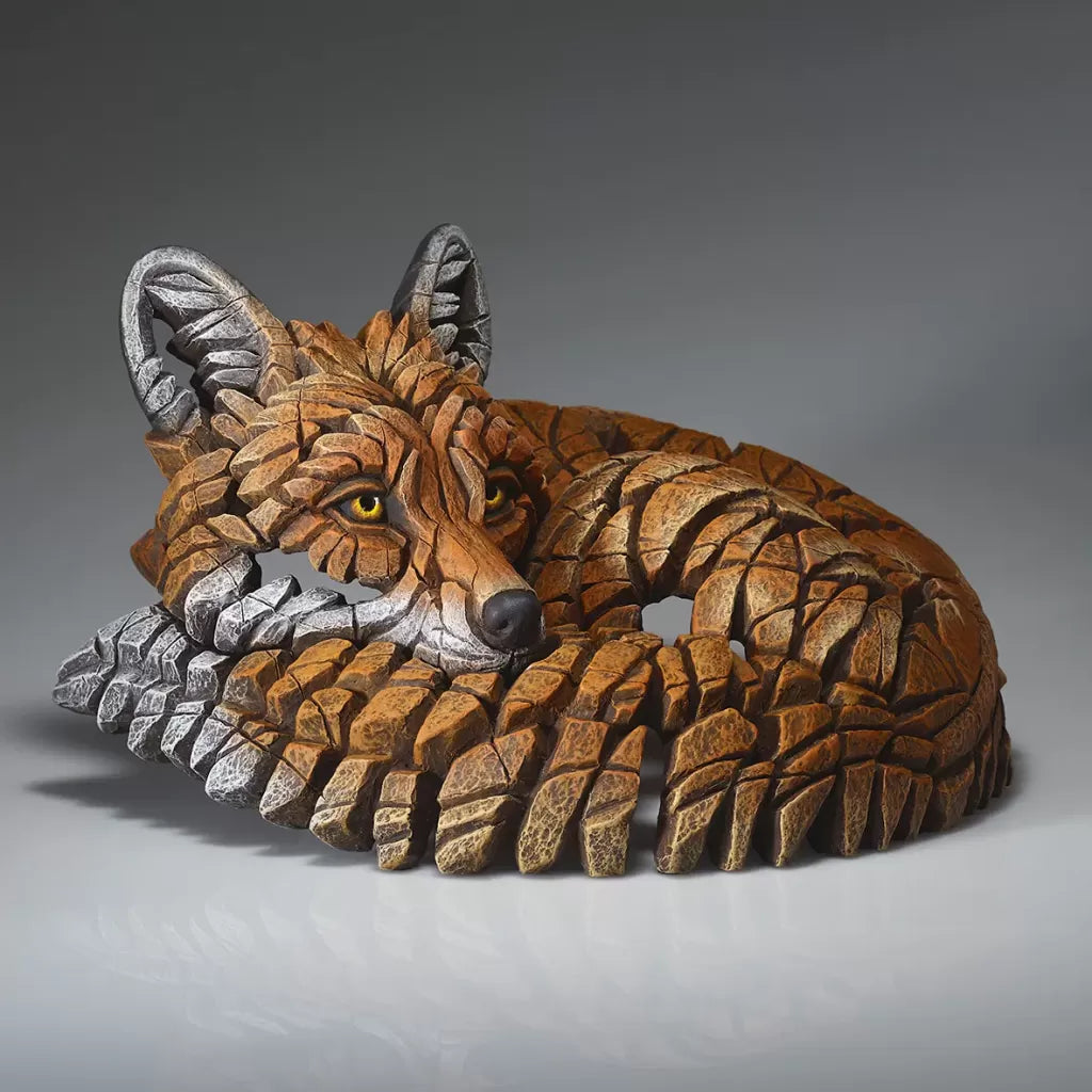 Curled Up Fox by Matt Buckley - Edge Sculpture