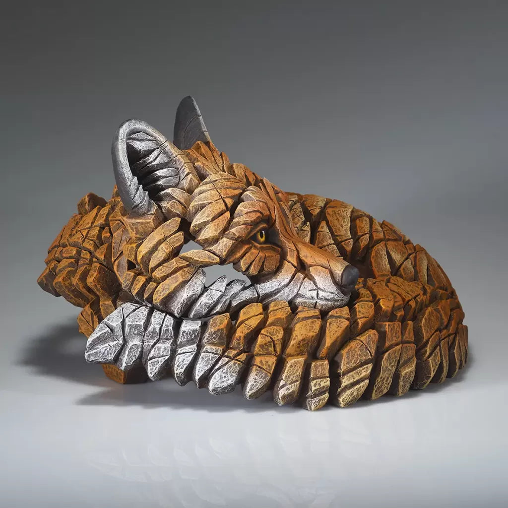 Curled Up Fox by Matt Buckley - Edge Sculpture