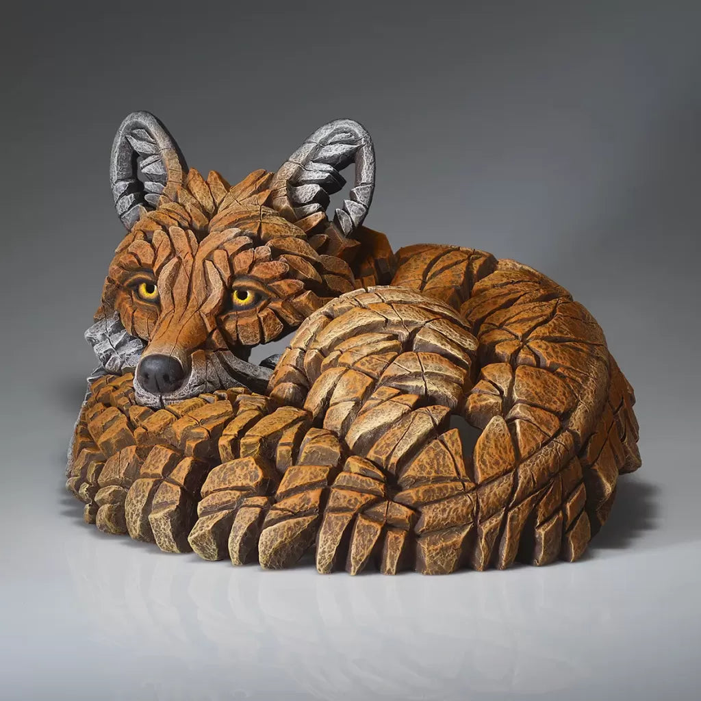 Curled Up Fox by Matt Buckley - Edge Sculpture