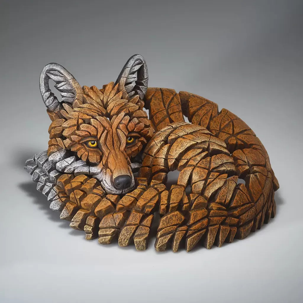 Curled Up Fox by Matt Buckley - Edge Sculpture