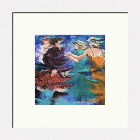 Jiggin Roon Ceilidh Dancers by Janet McCrorie - Petite