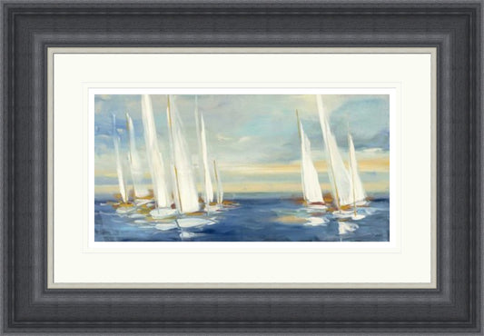 Summer Regatta Sunset by Julia Purinton