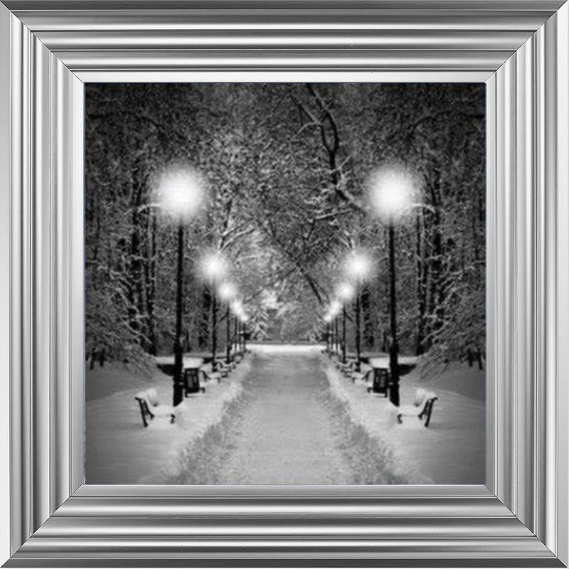 Winters Eve - Black and White