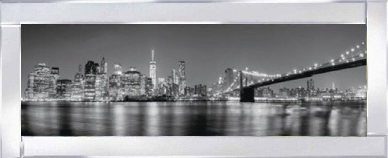 Manhattan Lights - Black and White