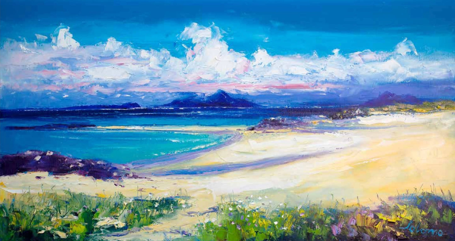 Isle of Rum Looking From Coll, Summerlight by Jolomo