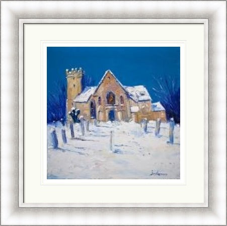 Heavy Snowfall, Cramond Kirk by JOLOMO