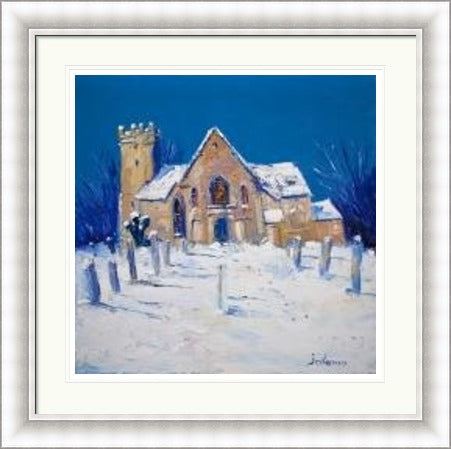 Heavy Snowfall, Cramond Kirk by JOLOMO