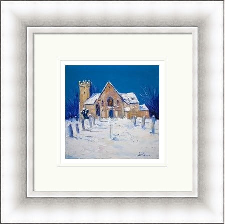 Heavy Snowfall, Cramond Kirk by JOLOMO