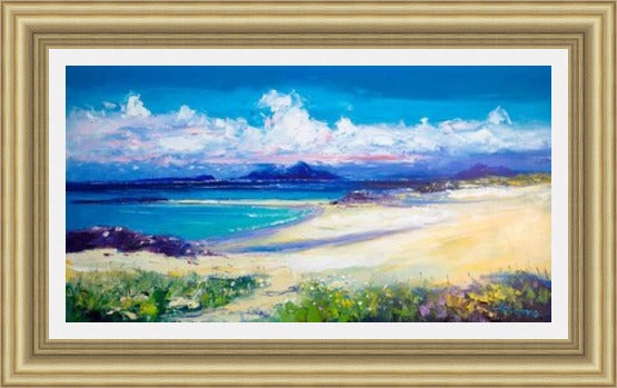 Isle of Rum Looking From Coll, Summerlight by Jolomo