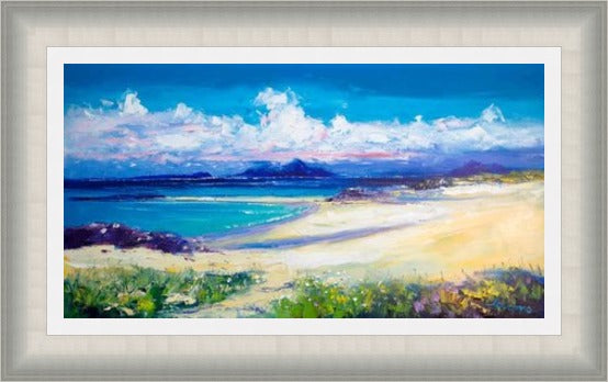 Isle of Rum Looking From Coll, Summerlight by Jolomo