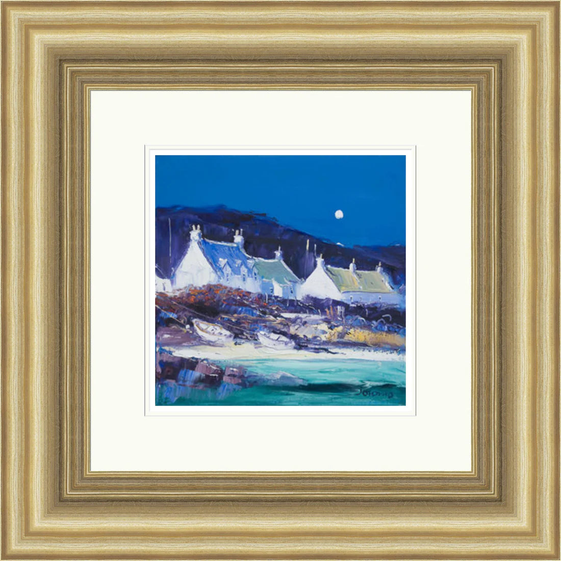 Moon over the Village, Iona by Jolomo