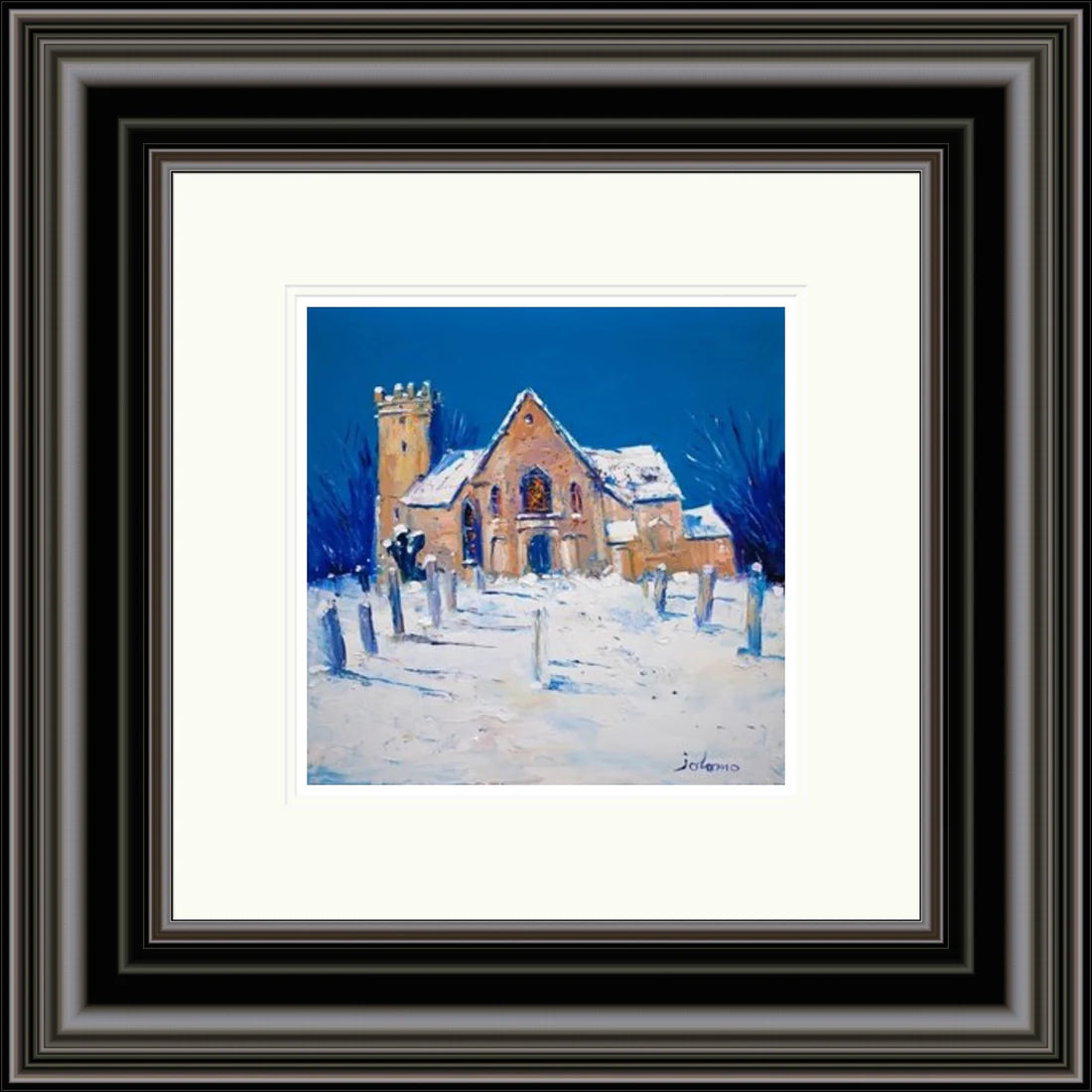 Heavy Snowfall, Cramond Kirk by Jolomo