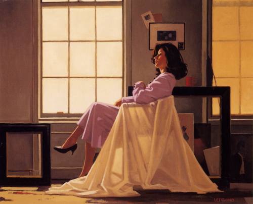 Winter Light and Lavender by Jack Vettriano - Petite