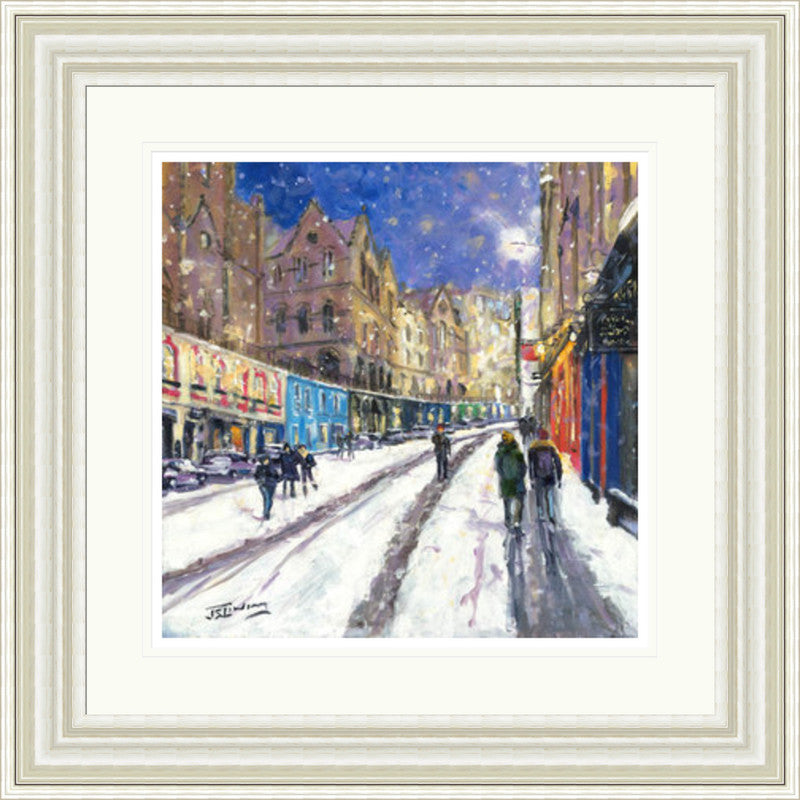 Heavy Snowfall, Victoria Street by James Somerville Lindsay