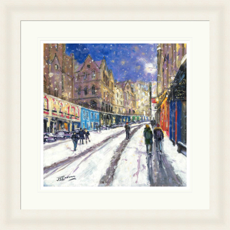 Heavy Snowfall, Victoria Street by James Somerville Lindsay