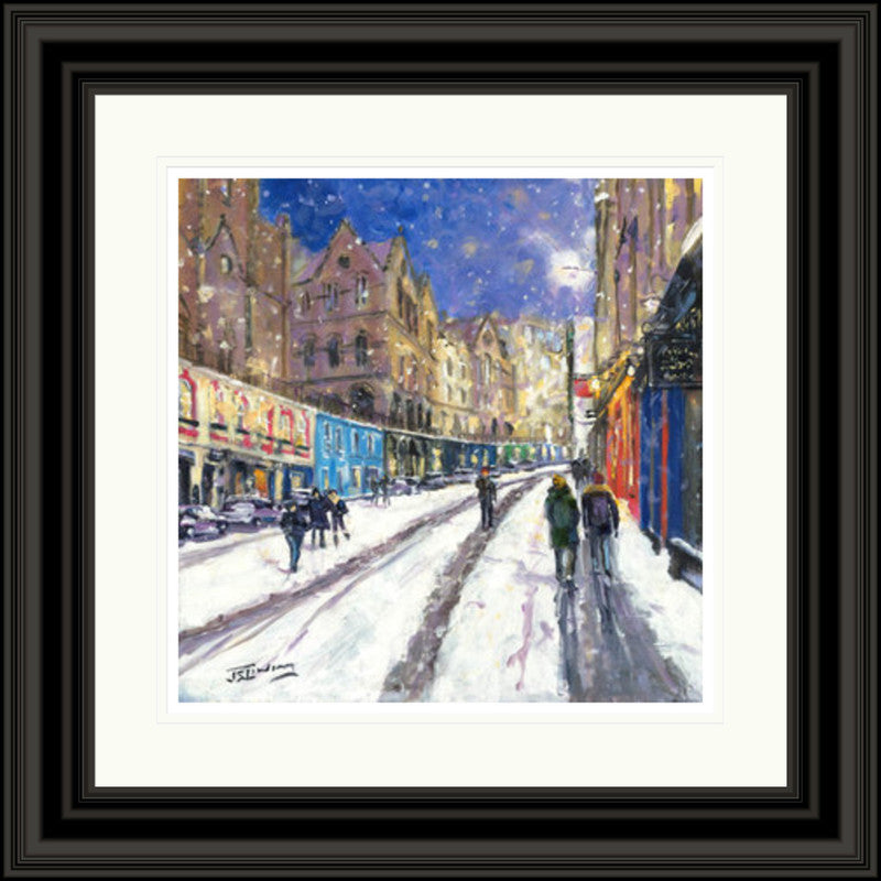 Heavy Snowfall, Victoria Street by James Somerville Lindsay