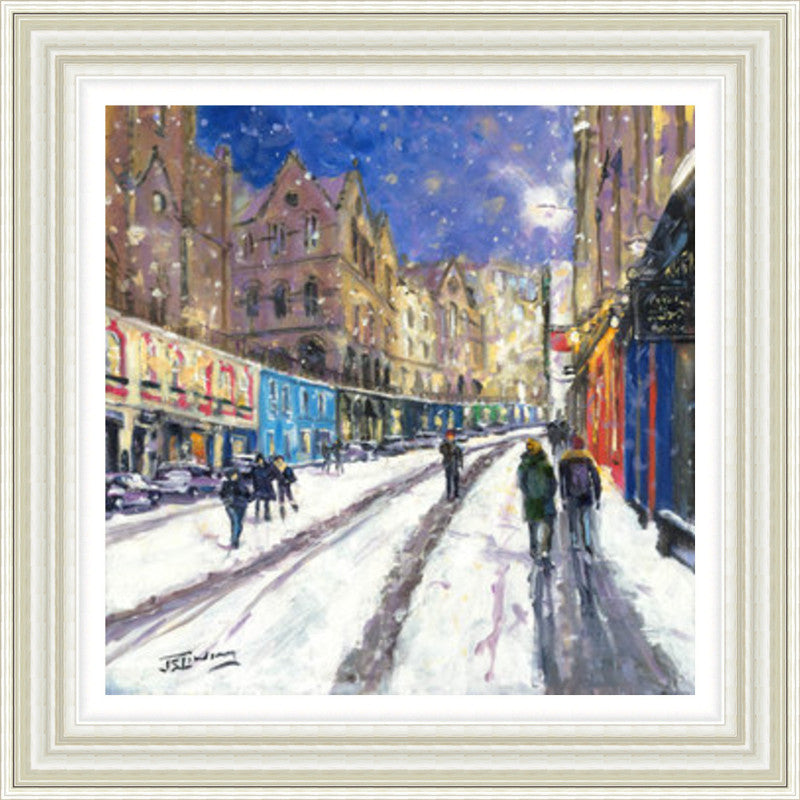 Heavy Snowfall, Victoria Street by James Somerville Lindsay