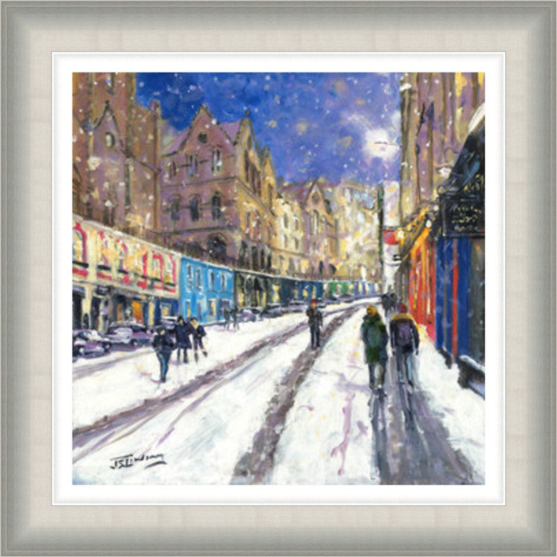 Heavy Snowfall, Victoria Street by James Somerville Lindsay