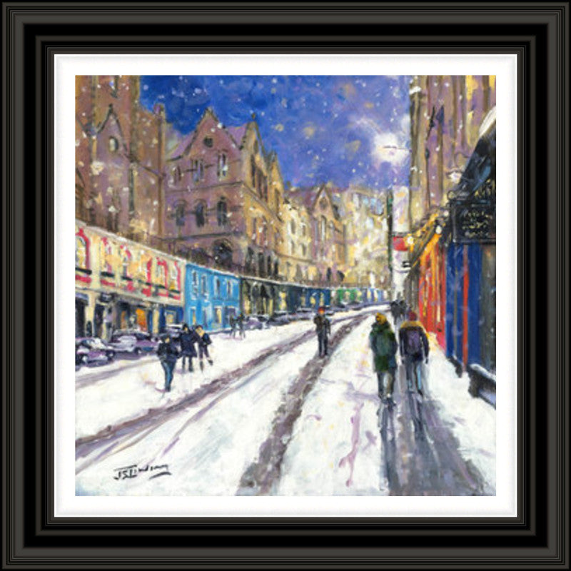 Heavy Snowfall, Victoria Street by James Somerville Lindsay