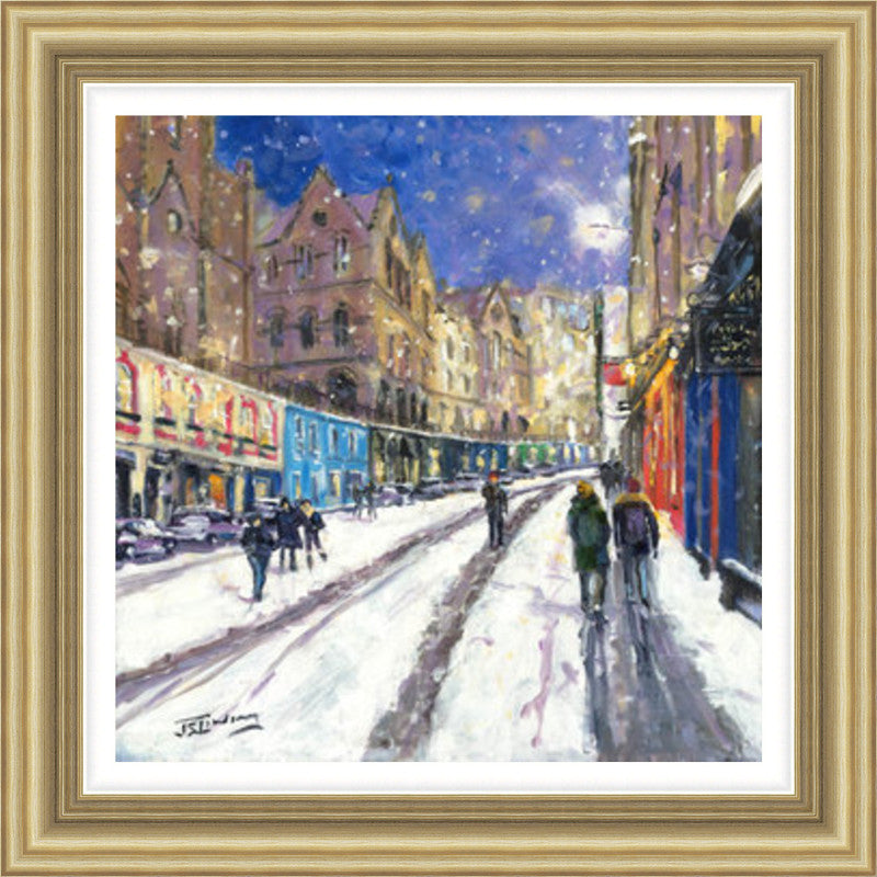 Heavy Snowfall, Victoria Street by James Somerville Lindsay