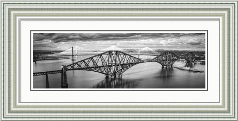 The Three Bridges Black and White by Ian Marshall