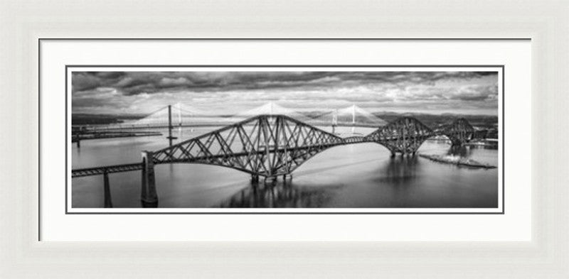 The Three Bridges Black and White by Ian Marshall