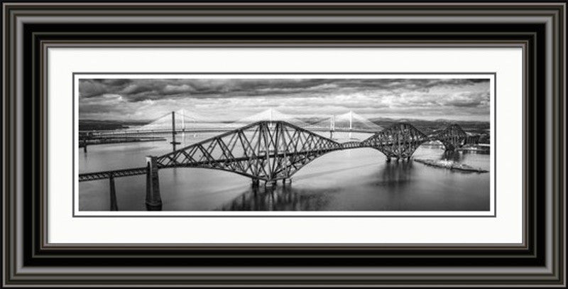 The Three Bridges Black and White by Ian Marshall