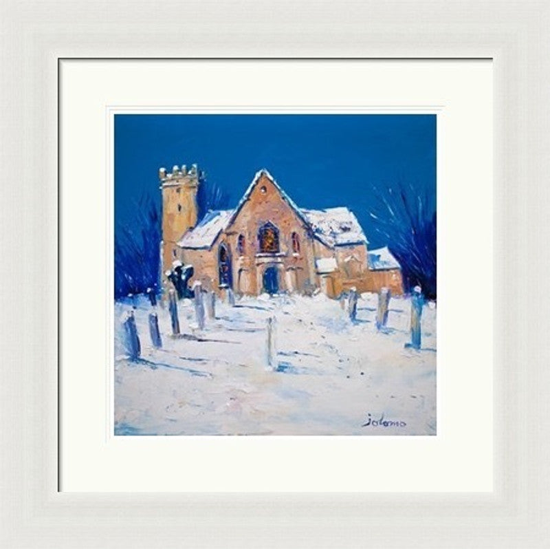 Heavy Snowfall, Cramond Kirk by JOLOMO