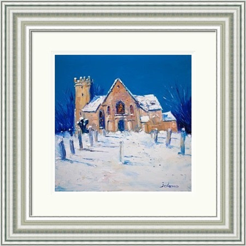 Heavy Snowfall, Cramond Kirk by JOLOMO