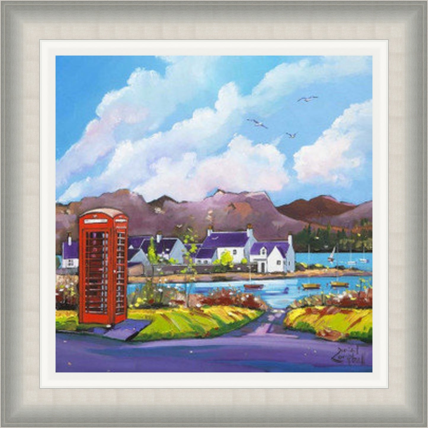 Phone Box, Plockton by Daniel Campbell