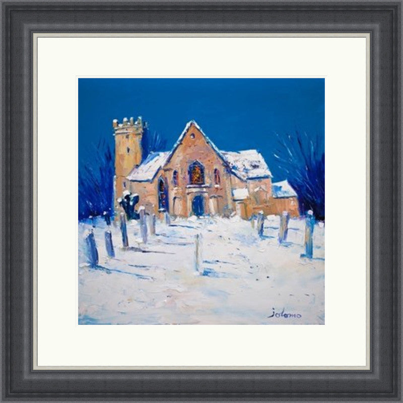 Heavy Snowfall, Cramond Kirk by JOLOMO