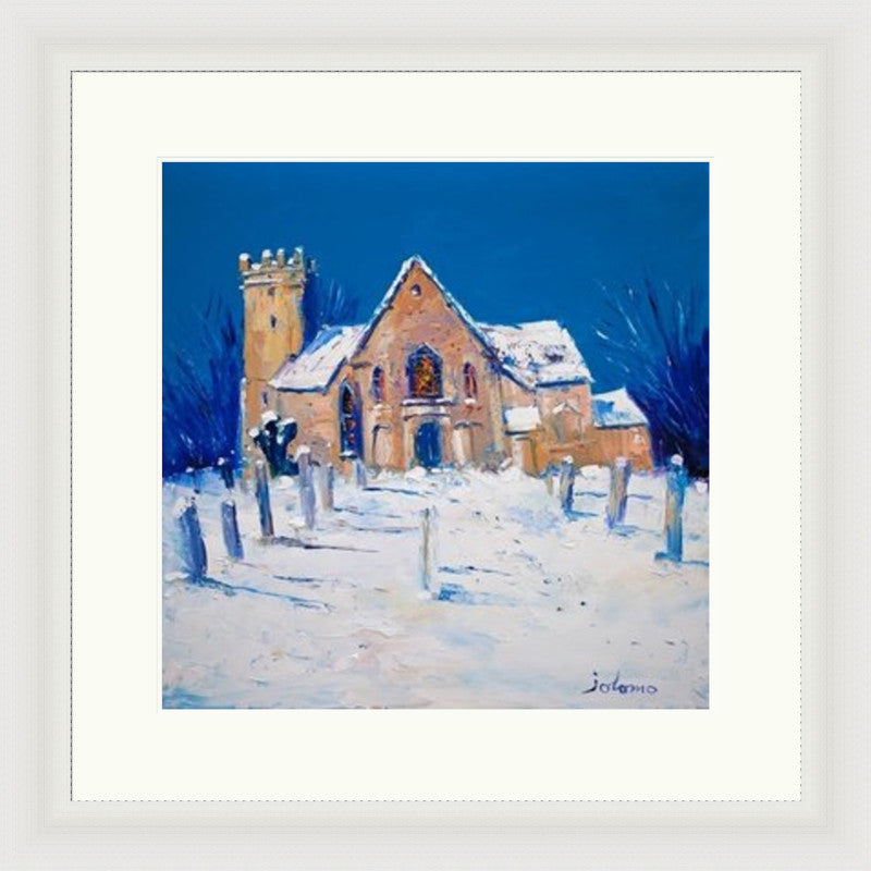 Heavy Snowfall, Cramond Kirk by JOLOMO