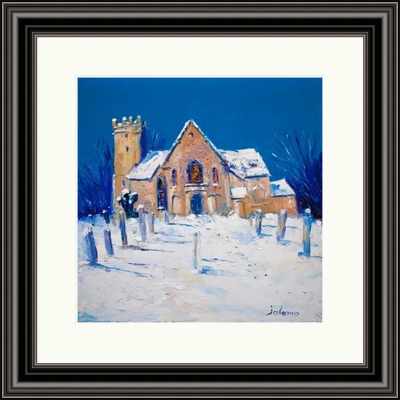 Heavy Snowfall, Cramond Kirk by JOLOMO