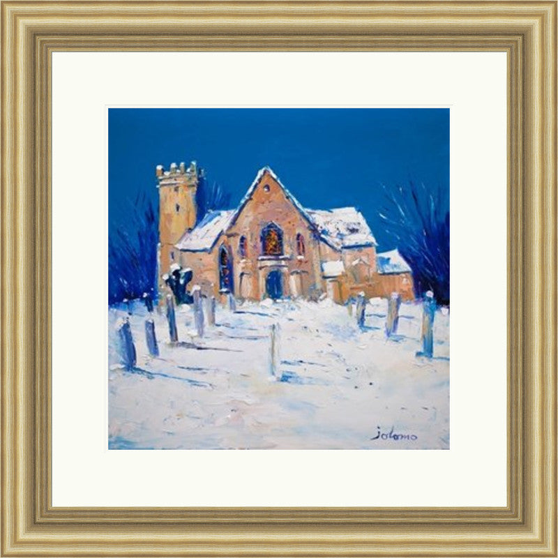 Heavy Snowfall, Cramond Kirk by JOLOMO