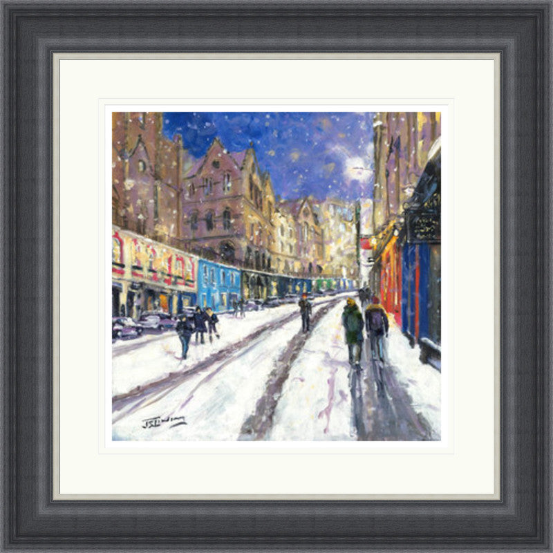 Heavy Snowfall, Victoria Street by James Somerville Lindsay