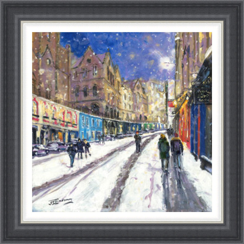 Heavy Snowfall, Victoria Street by James Somerville Lindsay