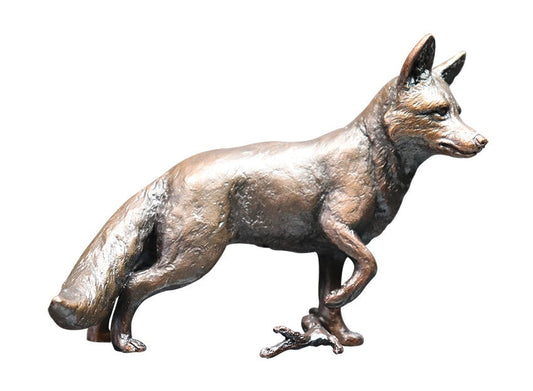 Fox Standing Bronze Figurine by Keith Sherwin (Limited Edition)