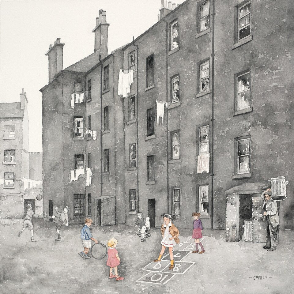 Scottish Memories 2 (The Back Court, Glasgow Tenements) – The Gallery