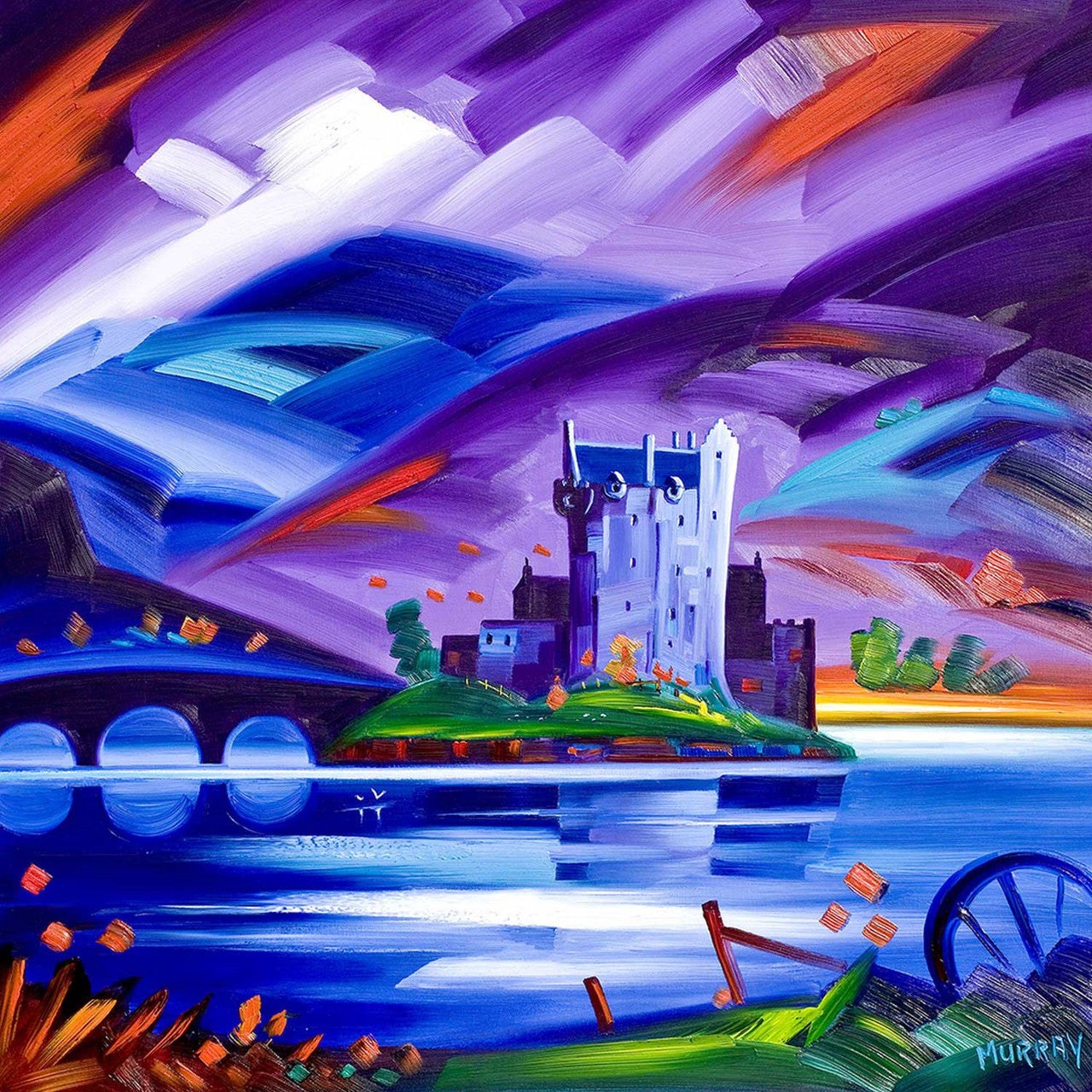 Eilean Donan Purple by Raymond Murray