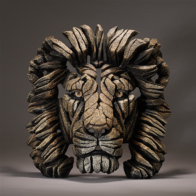 Lion Bust Savannah - Edge Sculpture