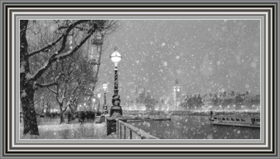 Winter Wonderland, London - Black and White