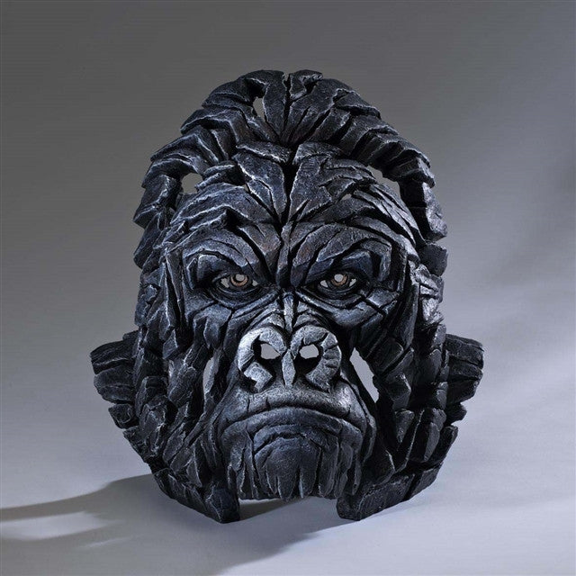 Gorilla Bust - Edge Sculpture