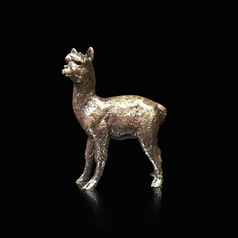 Butler & Peach Miniatures - Bronze Alpaca