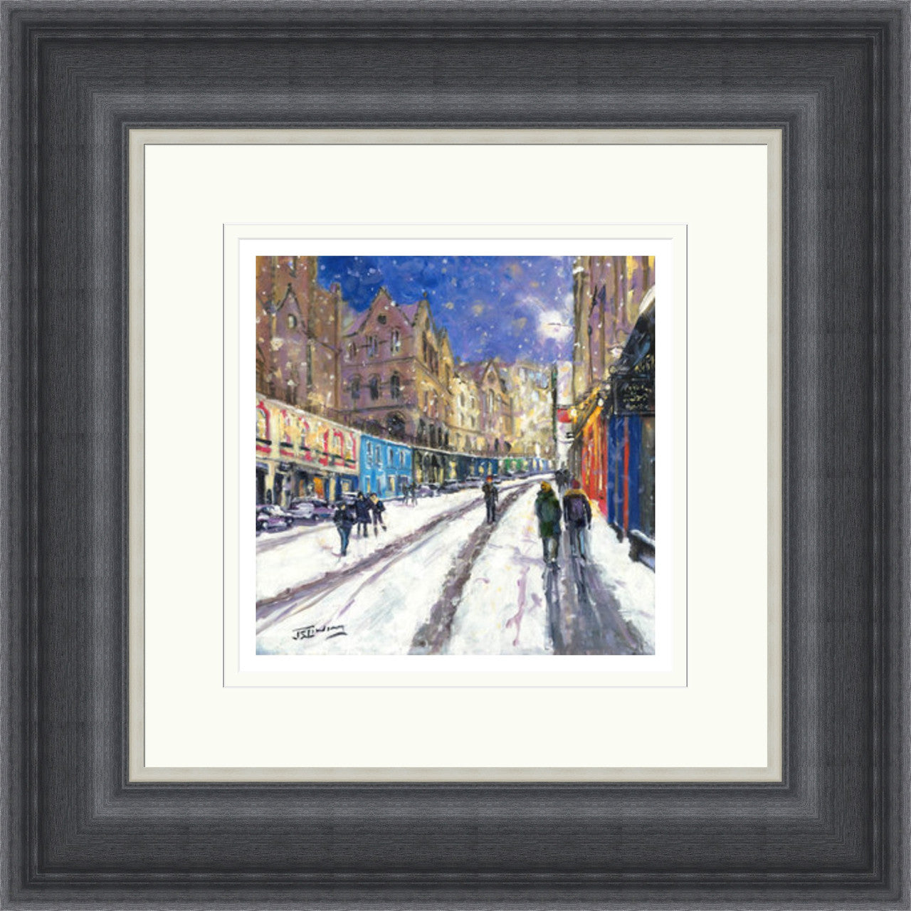 Heavy Snowfall, Victoria Street by James Somerville Lindsay