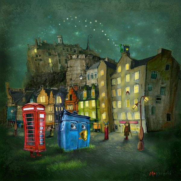 Strange Night, Grassmarket by Matylda Konecka - Petite